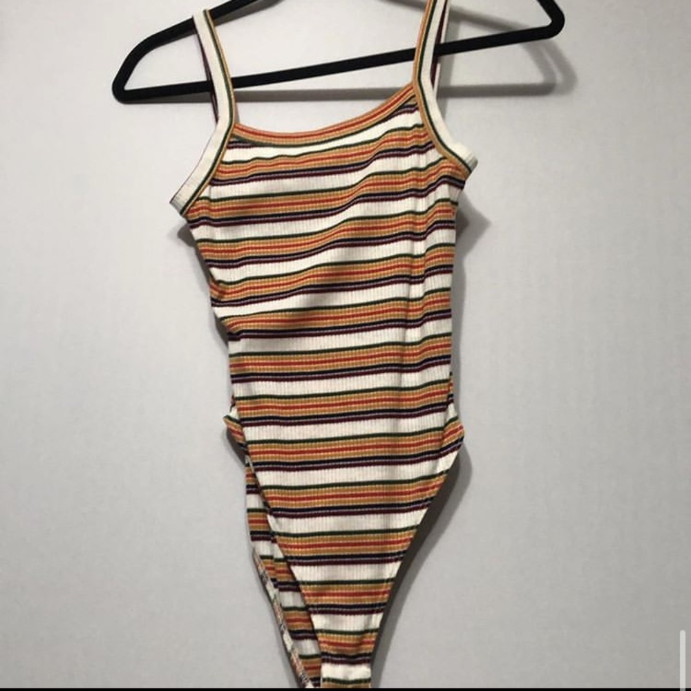 Striped forever 21 spaghetti strap shirt